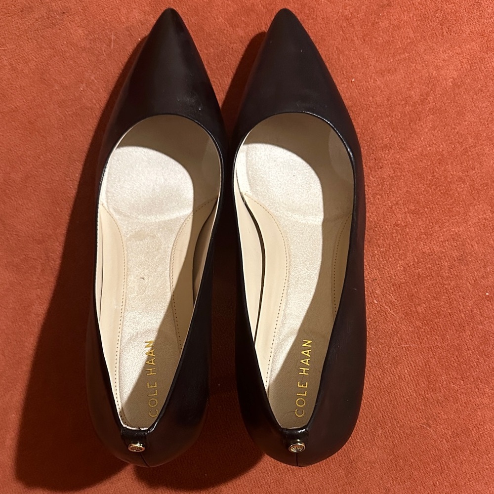 Cole Haan Black Pointed Pumps